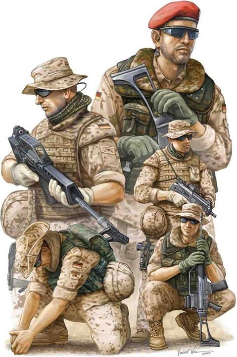 Actual product image Trumpeter Modern German ISAF Soldiers in Afghanistan