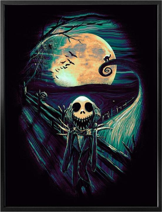 Image du produit Trenddeko The Scream Before Christmas (Le cri avant Noël) (100 x 120 cm)
