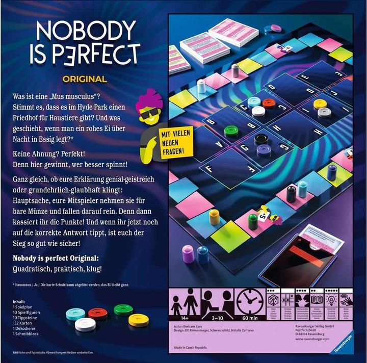 Immagine prodotto Ravensburger Nessuno è perfetto originale (Tedesco)