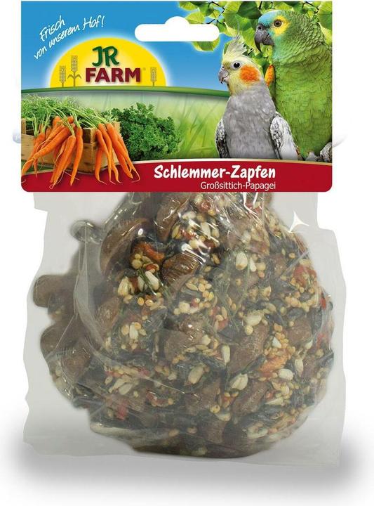 Produktbild JR Farm Schlemmer-Zapfen für Grosssittiche & Papageien, 195 g (1 x, 0.20 kg)