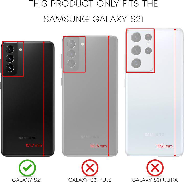 Actual product image Nalia Mobile phone cover (Samsung Galaxy S21)