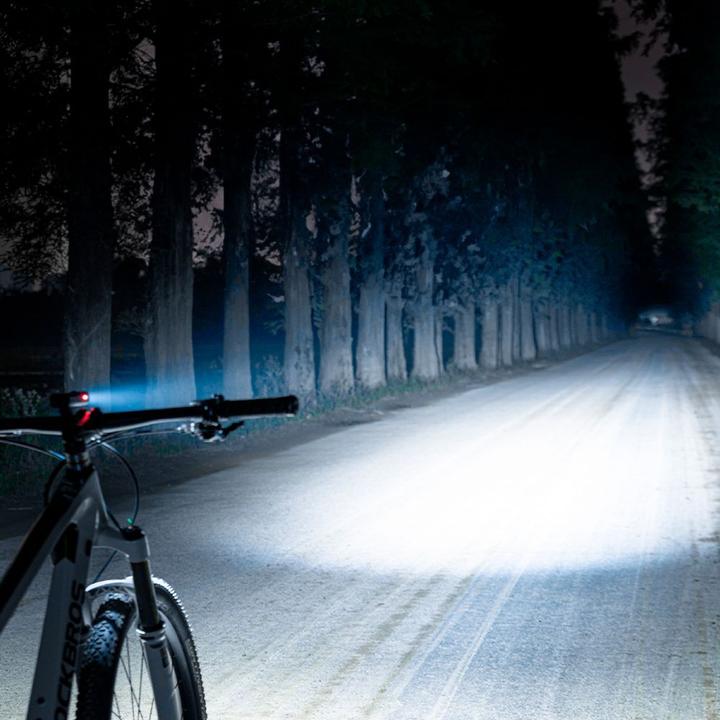 Produktbild Rockbros RHL600 LED-Fahrrad-Frontlicht 2600mAh 600 lm IPX6 – schwarz (600 lm, 600 lm)