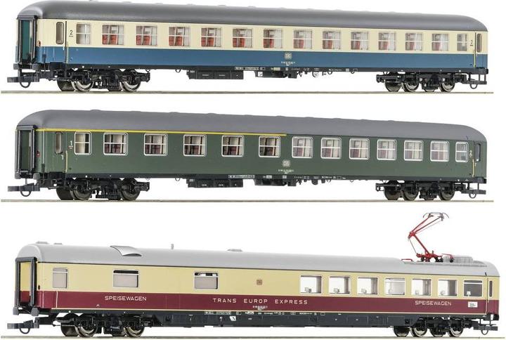 Image du produit Roco H0 Ro Coffret de 3 voitures 2 : D 377 "hispania-Express (Piste H0)