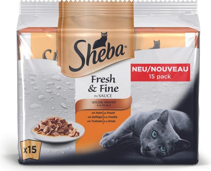 Image du produit Sheba Fresh & Fine Sauce (Senior, 15 pcs, 750 g)