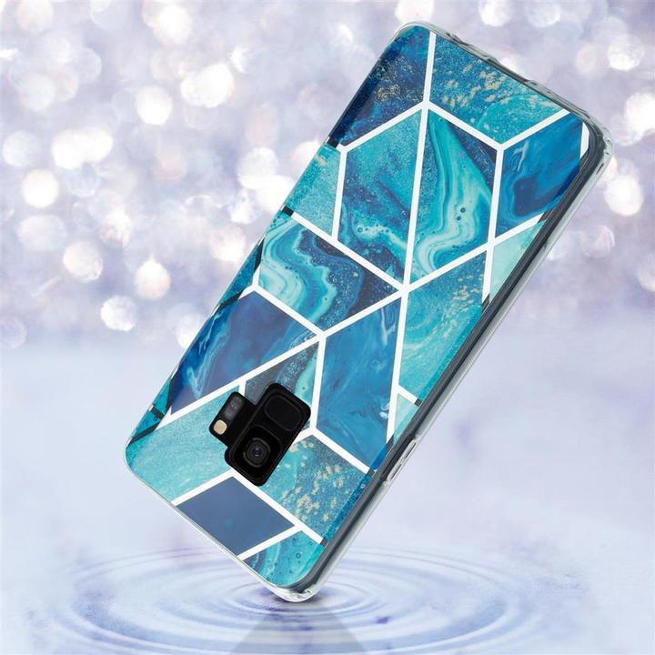 Produktbild Cadorabo IMD TPU Bunter Marmor Cover (Samsung Galaxy S9+)