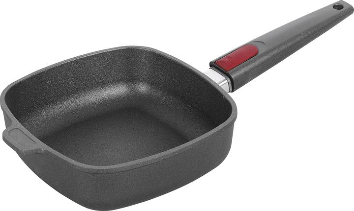 Woll 1620IL Cast iron pan 20 x 20 cm Titanium Nowo Induction (20 cm, Pot, Cast aluminium)