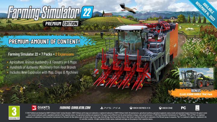 Immagine prodotto Giants Software Farming Simulator 22 Edizione Premium (PC)