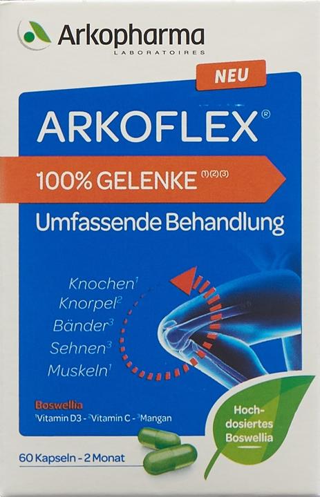Produktbild Arkopharma Arkoflex 100%Gelenke Kapseln (60 Stück, Kapseln, 87 g)