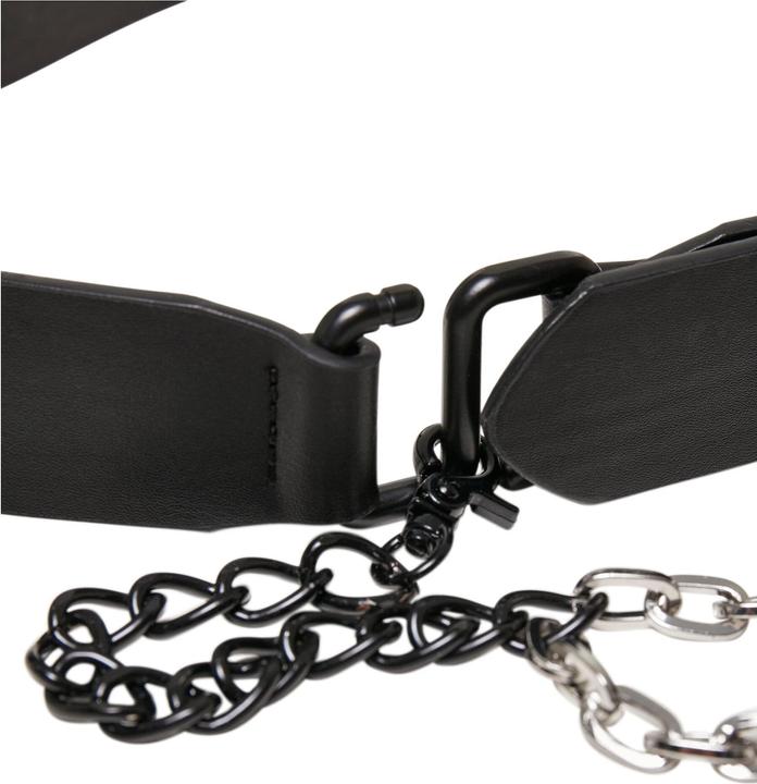 Image du produit Urban Classics Ceinture en cuir d'imitation avec chaîne en métal (L)