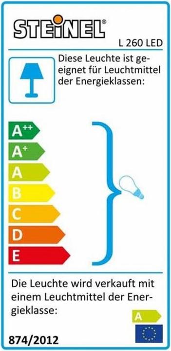 Energie-Label Steinel L 261 (700 lm, E27, IP44)