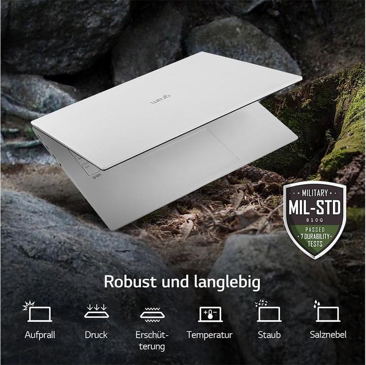 Produktbild LG Gram 14 (14", Intel Core i5-1240P, 16 GB, 512 GB, DE)
