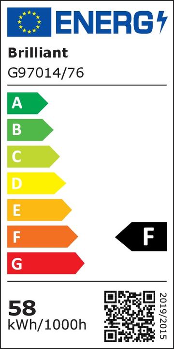 Energy Label Brilliant Slimline (4800 lm)