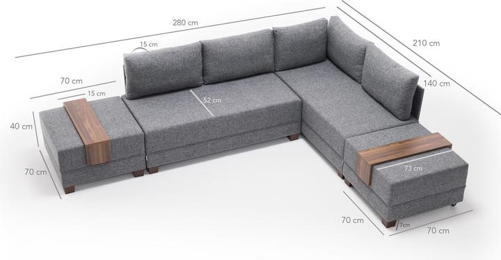 Image du produit Atelier del Sofa Alicia (Canapé d'angle)
