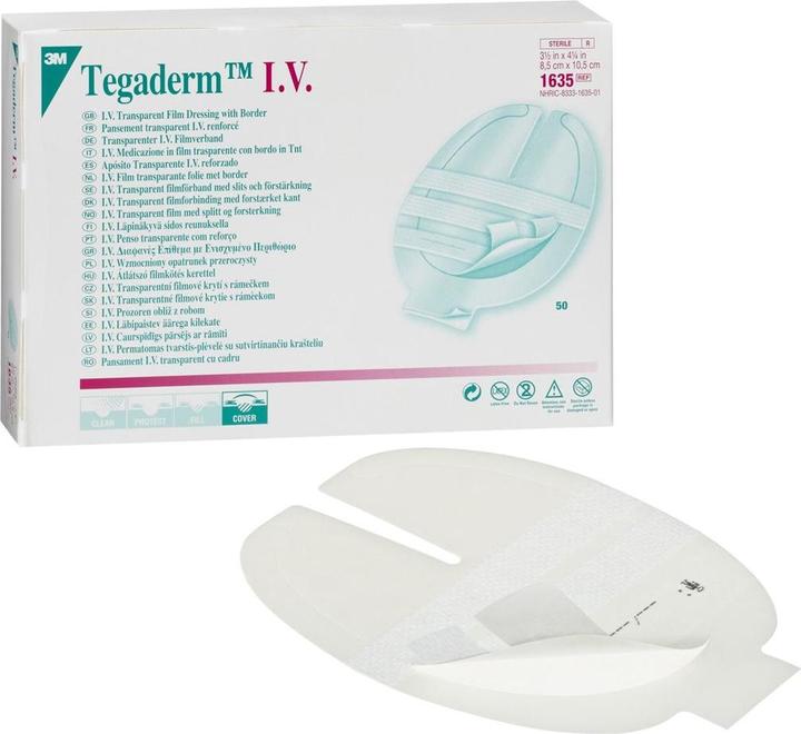 Produktbild 3M TEGADERM IV für Katheter 8.5x10.5cm 50 Stk