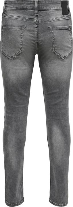 Actual product image Only & Sons ONSLoom Slim Zip Sweat Grey Slim Fit Jeans (32)