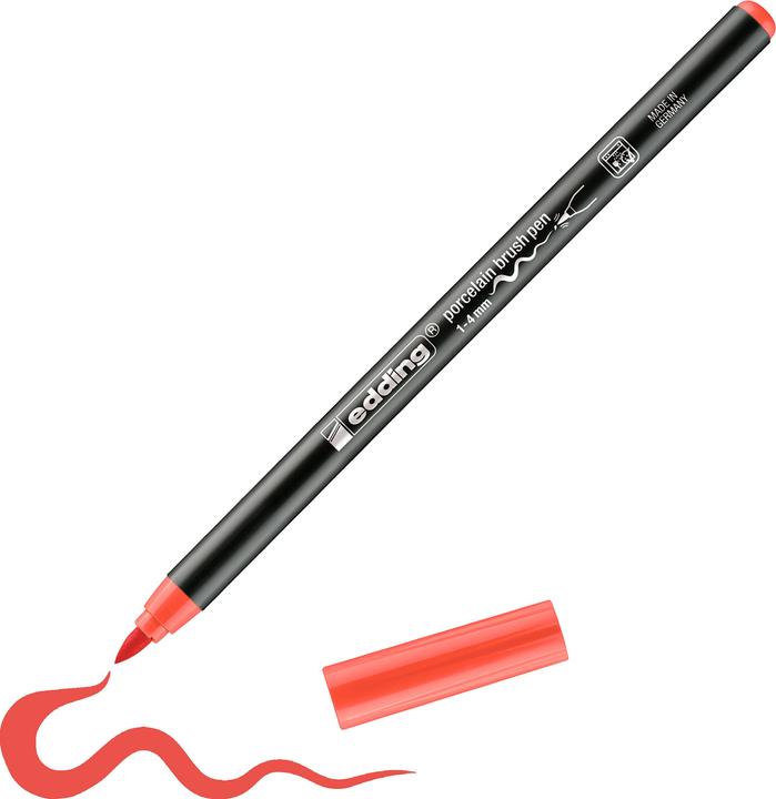 Image du produit Edding Stylo-brosse pour porcelaine 4200 (Carmin, 4 mm, 1 x)
