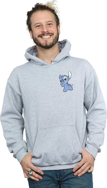 Image du produit Disney - Sweat à capuche LILO AND STITCH STITCH BACKSIDE BREAST PRINT - Homme (M)