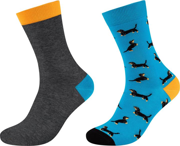 Image du produit Fun Socks Motif chien (lot de 2, 41 - 46)