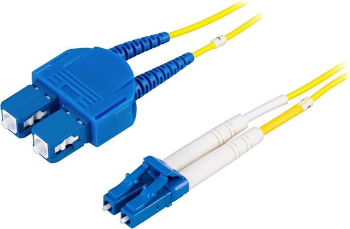 Immagine prodotto Deltaco LCSC-1S - 1 m - LSZH - 2x SC - 2x LC - Femmina/Femmina - Giallo (S/UTP, CAT6, 1 m)