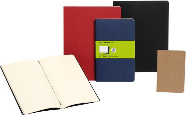Immagine prodotto Moleskine Quaderni Cahier (90 x 140 mm, Nessuna, Copertina morbida)