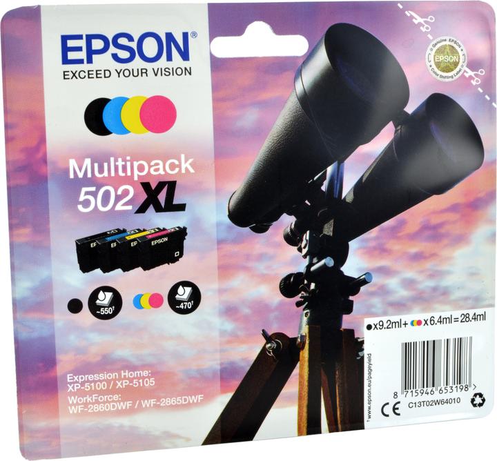 Actual product image Epson 502xl (M, FC, C, Y)