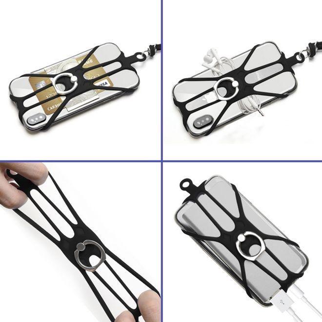 Produktbild MU Style Universal Silikon Handykette mit Standfunktion