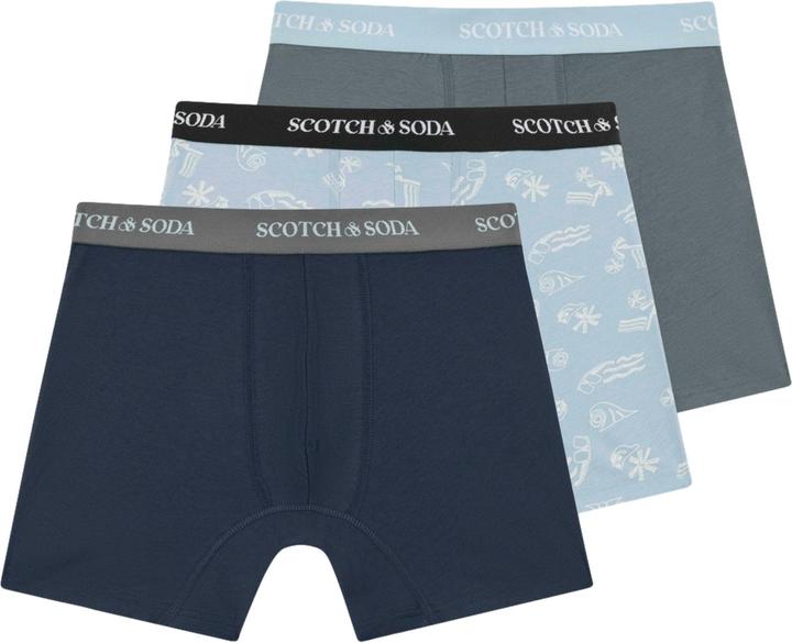 Scotch & Soda Unterhose Trunks 3er Pack (M, 3er Pack)