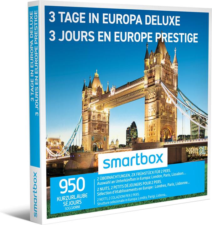 Produktbild Smartbox 3 Tage in Europa Deluxe (2 Pers.)