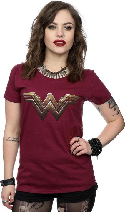 Image du produit T-shirt en coton avec logo Wonder Woman - Femme/Ladies (XXL)