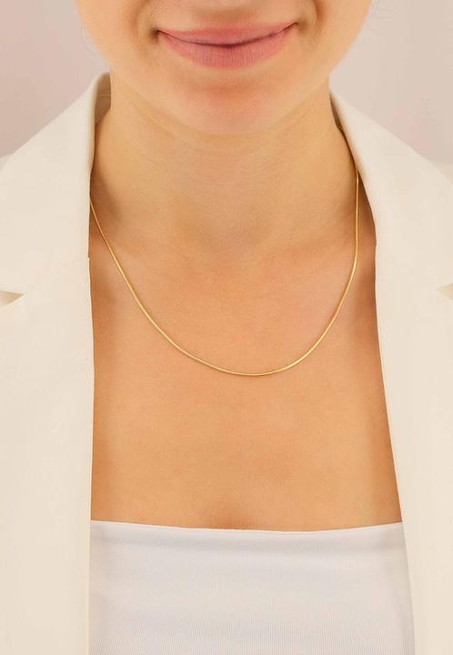 Produktbild Muau Necklace snake yellow gold 750, 1.2mm, 45cm (750/18K Gelbgold, 45 cm)