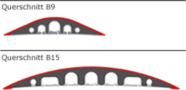 Actual product image Serpa Cable bridge B9, 300cm, dark grey (Cable bridge, 300 cm)