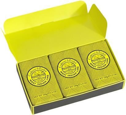 Image du produit Floris Crabtree & Evelyn West Indian Lime Triple Milled Soap Set for Men (Recharges)