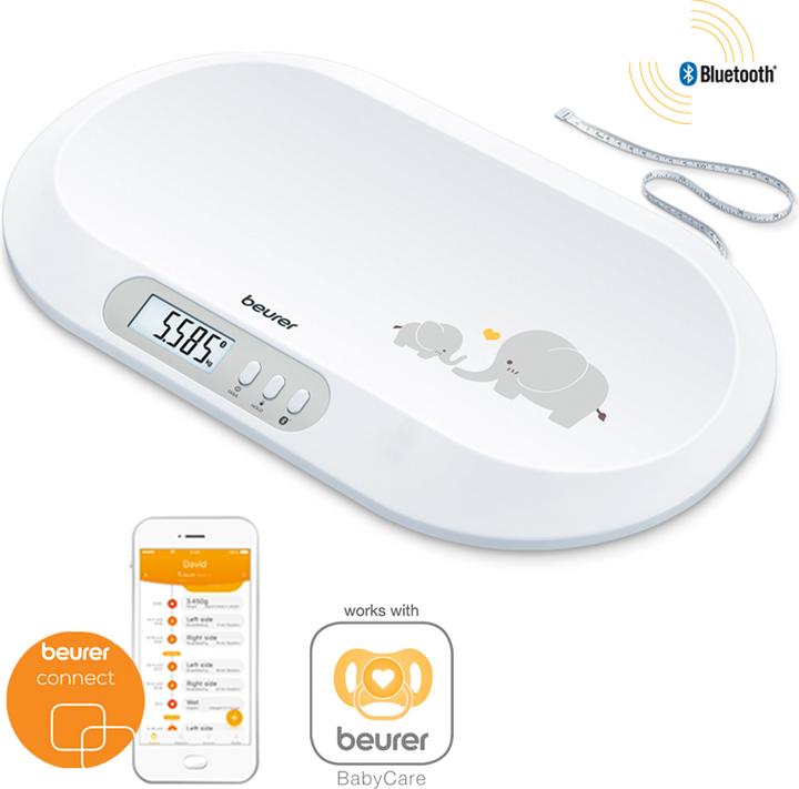 Actual product image Beurer Baby Scale Bluetooth BY90 (20 kg)