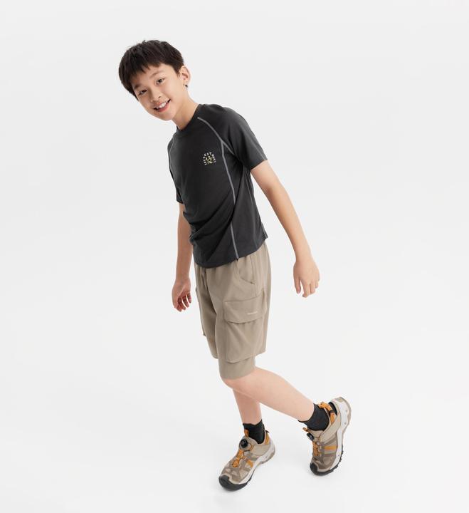 Immagine prodotto Quechua Wander-T-Shirt Kinder Merino - MH900 grau (14, 15, 16)