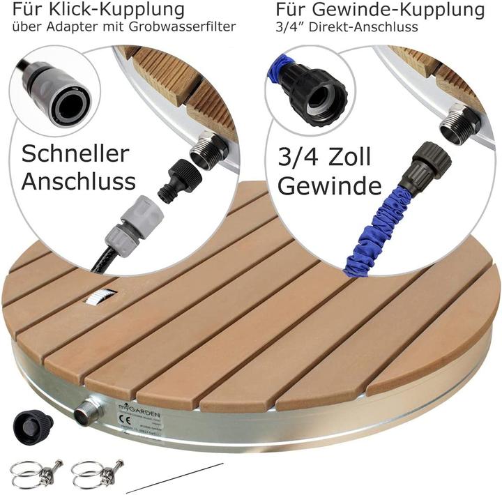 Actual product image Tec Outdoor floor shower