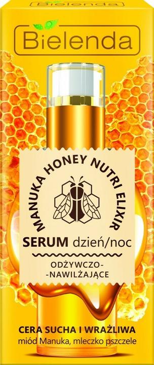 Actual product image Bielenda Manuka Honey Nutri Elixir Face Serum Nourishing and Moisturizing 30g