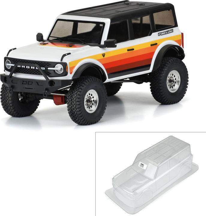 Immagine prodotto Proline Carrozzeria Ford Bronco 2021 4 porte non verniciata, 1:10