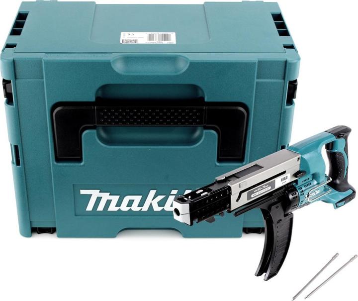 Produktbild Makita DFR 750 ZJ Akku Magazinschrauber 18V 45-75mm Solo + Makpac - ohne Akku, ohne Ladegerät (Akkubetrieb)