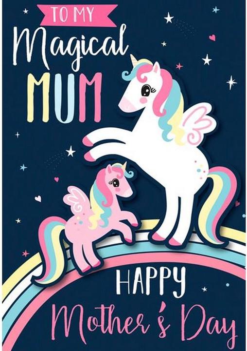 Produktbild Eurowrap Einhorn Muttertag Grusskarte