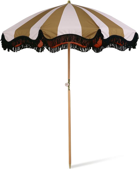 Produktbild HK Living beach umbrella classic nude/mustard (2 m)