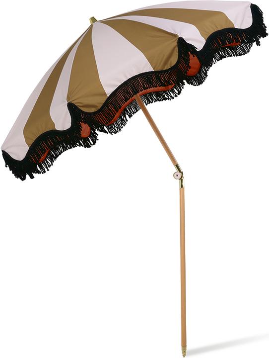 Produktbild HK Living beach umbrella classic nude/mustard (2 m)