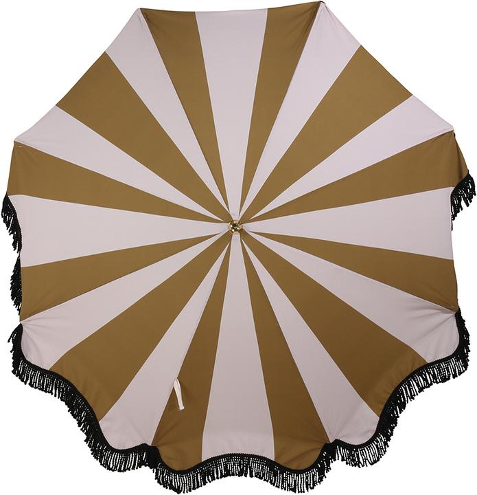 Produktbild HK Living beach umbrella classic nude/mustard (2 m)