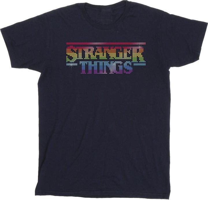 Netflix Stranger Things Rainbow Dot Logo TShirt Mädchen