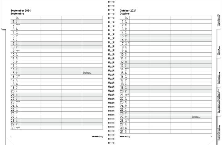 Actual product image Agenda Edition Spiral Flex (23 x 30.5 cm, German, French)