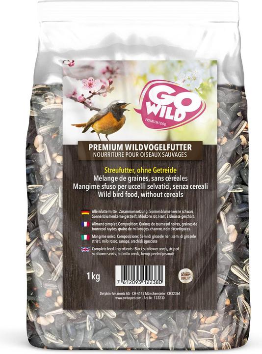 GoWild Mangime per uccelli selvatici (1 x, 1 kg)