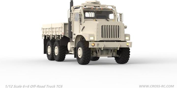 Produktbild Cross-RC TC6 Flagship Version (Scale Truck 6x6, Sound Unit & Alu CNC parts, 1:12) (RTR Ready-to-Run)
