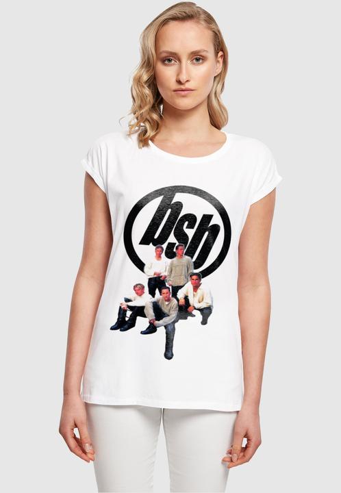 Immagine prodotto Merchcode Donna Backstreet Boys - Maglietta a spalla estesa con logo vintage - 111603 (XXL)
