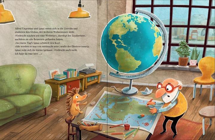 Productafbeelding Die grosse Weltreise durch den Zoo (Duits, Sophie Schoenwald, 2024)