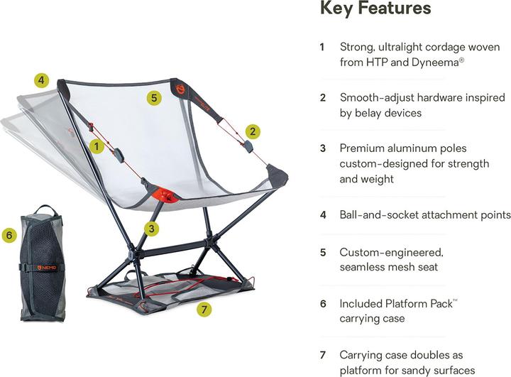Image du produit Nemo Equipment Chaise Moonlite Elite Reclining Camp