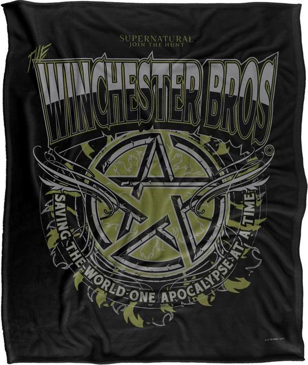 Image du produit Supernatural - Couverture WINCHESTER BROS (152 x 127 cm)